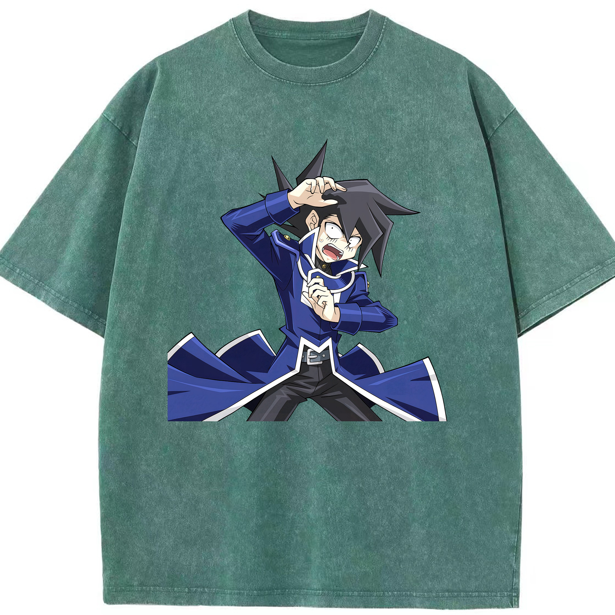（画像用） 遊☆戯☆王 Yu-Gi-Oh! 綿100% ヴィンテージ風 半袖Tシャツ（フロントプリント）